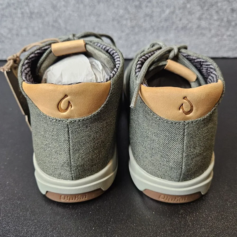 NWT Olukai Men's Nana Hele Wai'apo Mid Top Shoes Size‎ 8 Waterproof Green